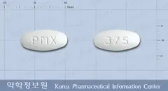 펜크라정375밀리그램(아목시실린-클라불란산칼륨(2:1)) 사진