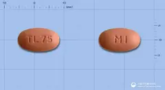 트리레보정75/18.75/200밀리그램(레보도파, 카르비도파, 엔타카폰) 사진