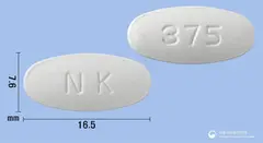 넥모클린정375mg(아목시실린-클라불란산칼륨) 사진
