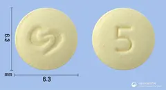 베시칼린정5mg(솔리페나신숙신산염) 사진
