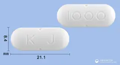 글라비스정1000밀리그램(메트포르민염산염) 사진