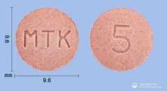 몬테원츄정5mg(몬테루카스트나트륨) 사진