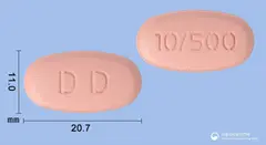 다플디엠메트서방정10/500밀리그램(다파글리플로진프로판디올수화물,메트포르민염산염) 사진